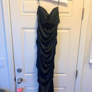 Long Black Strapless Prom Gown Size 3/4 (Prom, Winter Formal, Formal Events)